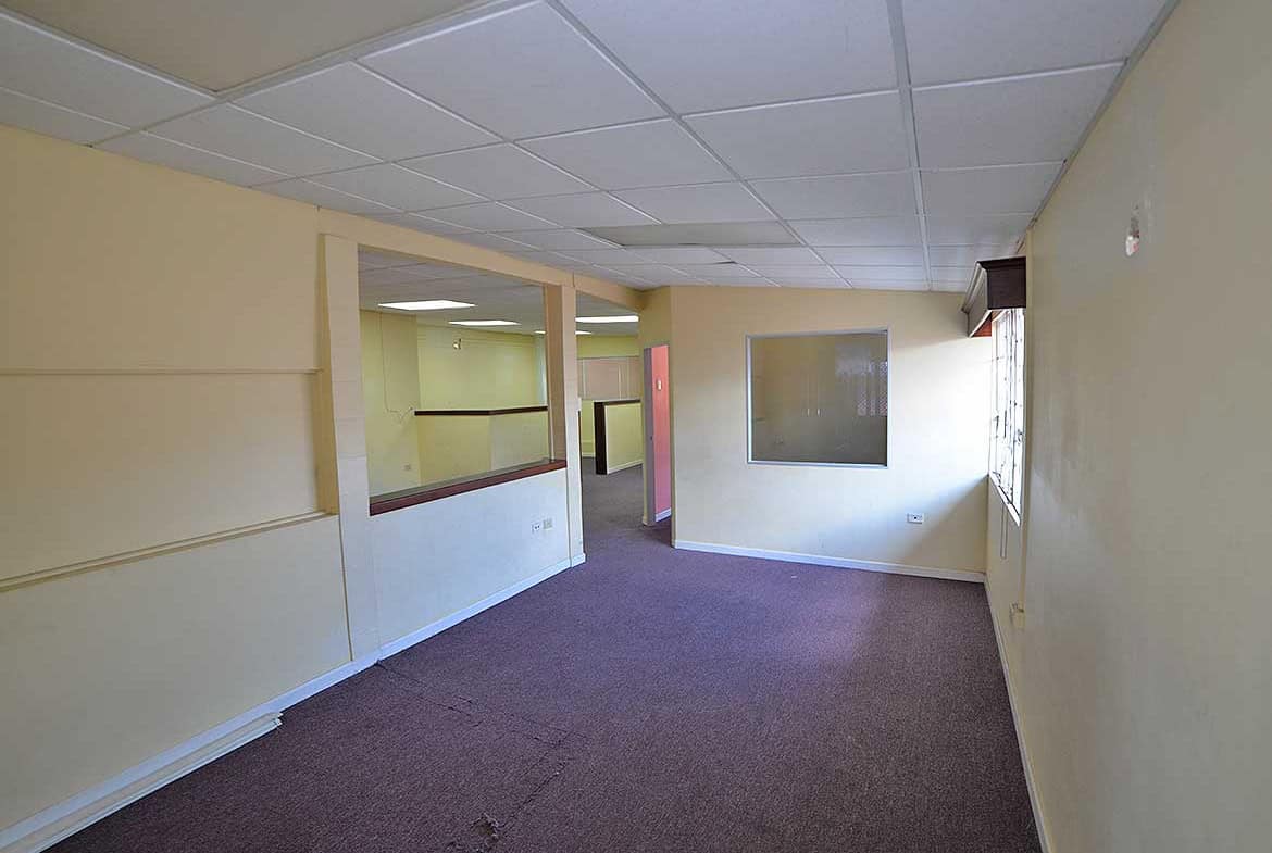 Cornerstone- Spacious empty room in commercial property on Sellier Street, Curepe.