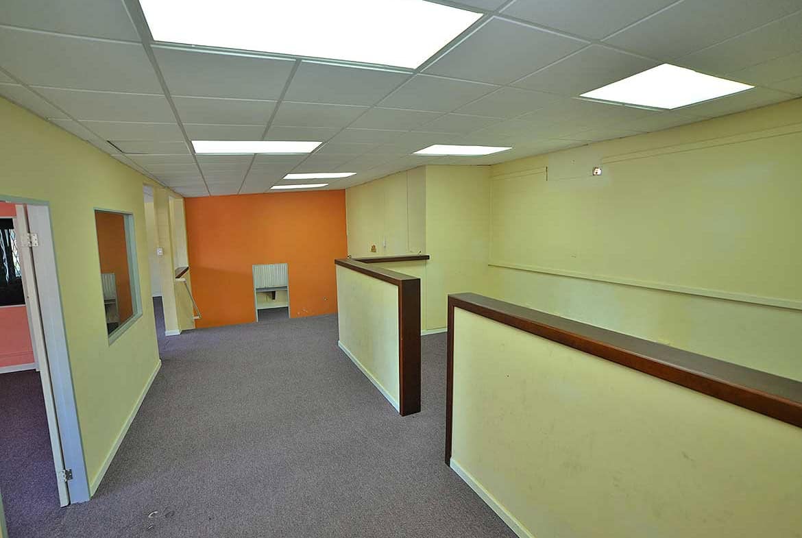 Cornerstone- Modern office interior with bright lighting and open layout at Cornerstone™.