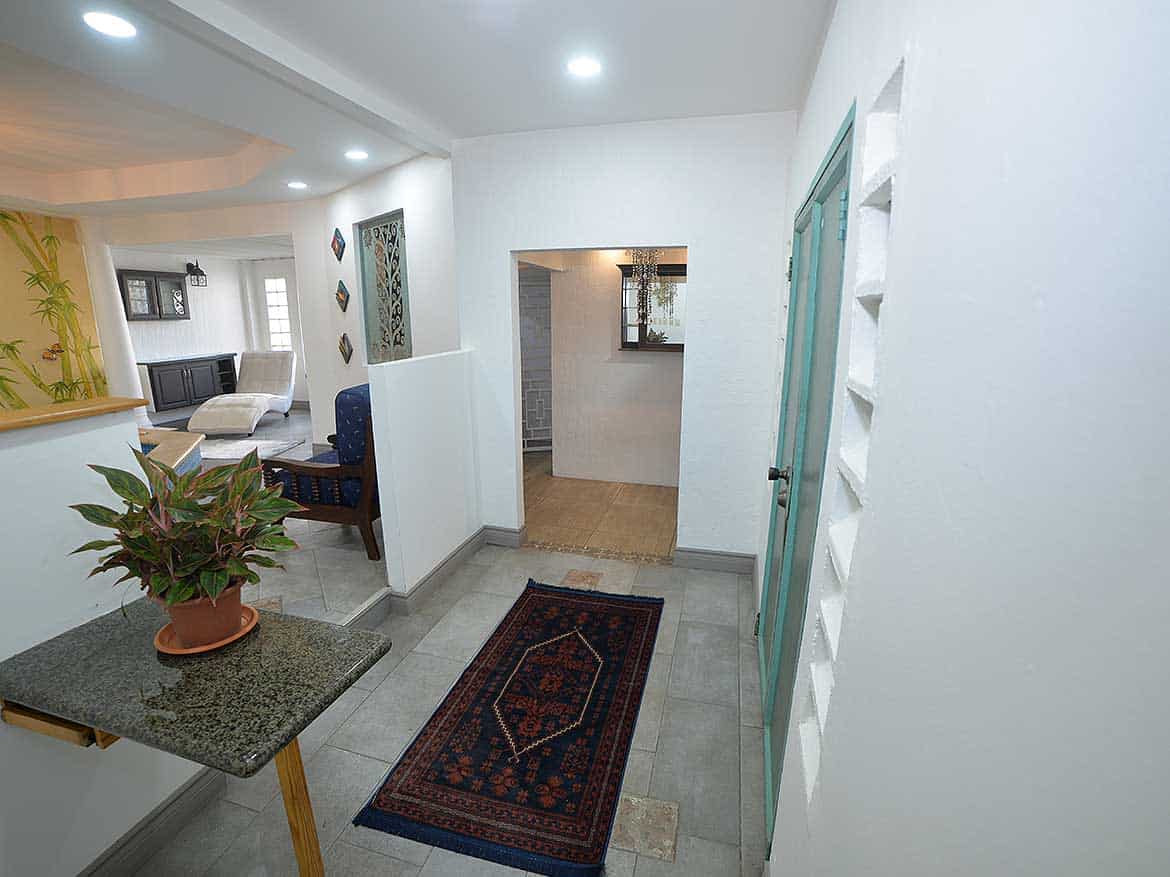 Interior of 1-Bedroom Apartment with Business Area Cornerstone- Spacious 1-bedroom apartment interior with business option and modern decor.
