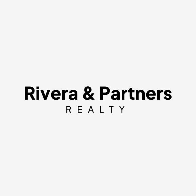 Cornerstone- Rivera & Partners Realty logo for real estate services.