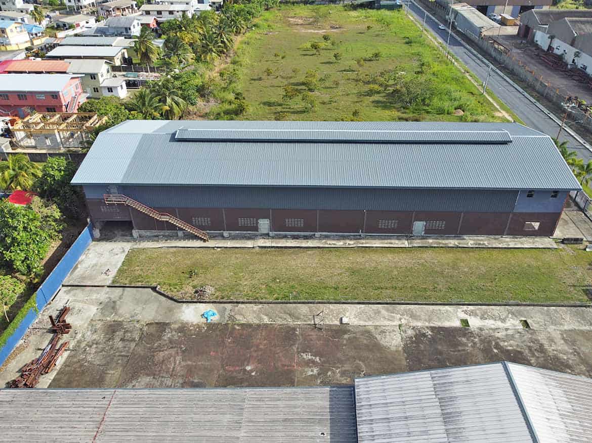 e TecK Building O’meara Cornerstone- Aerial view of e TecK Building in O'meara with surrounding area.