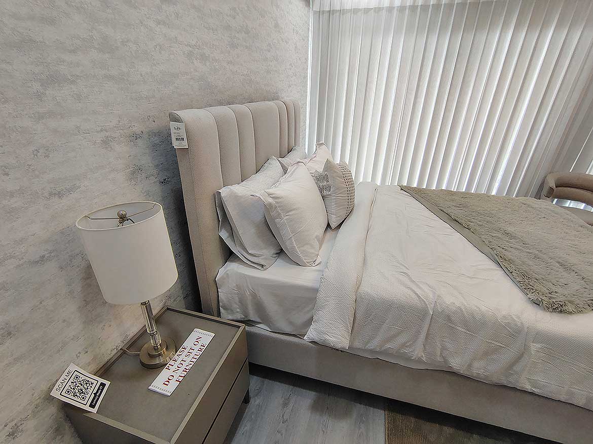 Elegant Bedroom at Ella Vista Gardens Modern bedroom with a plush bed and stylish decor at Ella Vista Gardens.