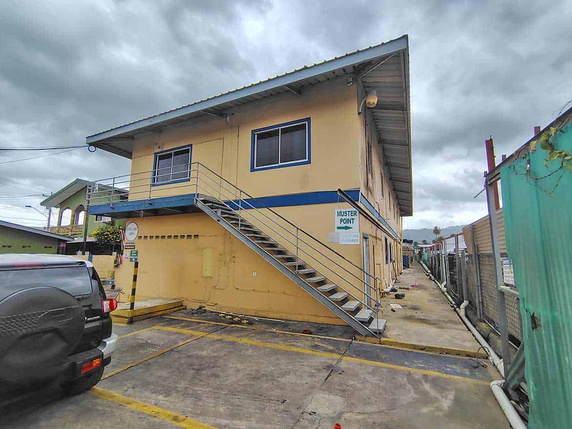 Cornerstone™ Office Building on Johnny King Road Cornerstone- Cornerstone™ office building with external staircase on Johnny King Road.
