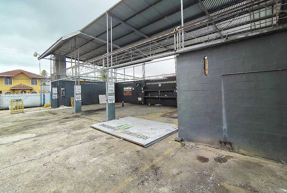 Cornerstone- Covered parking area at Cornerstone™ with shade structure and parking space.