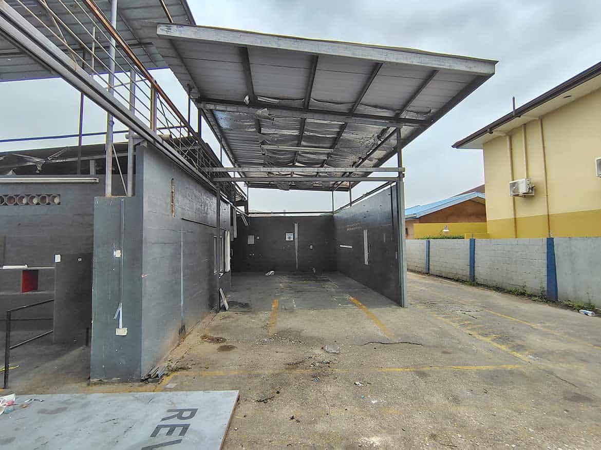 Cornerstone™ Parking Area Cornerstone- Covered parking space at Cornerstone™ with industrial design.