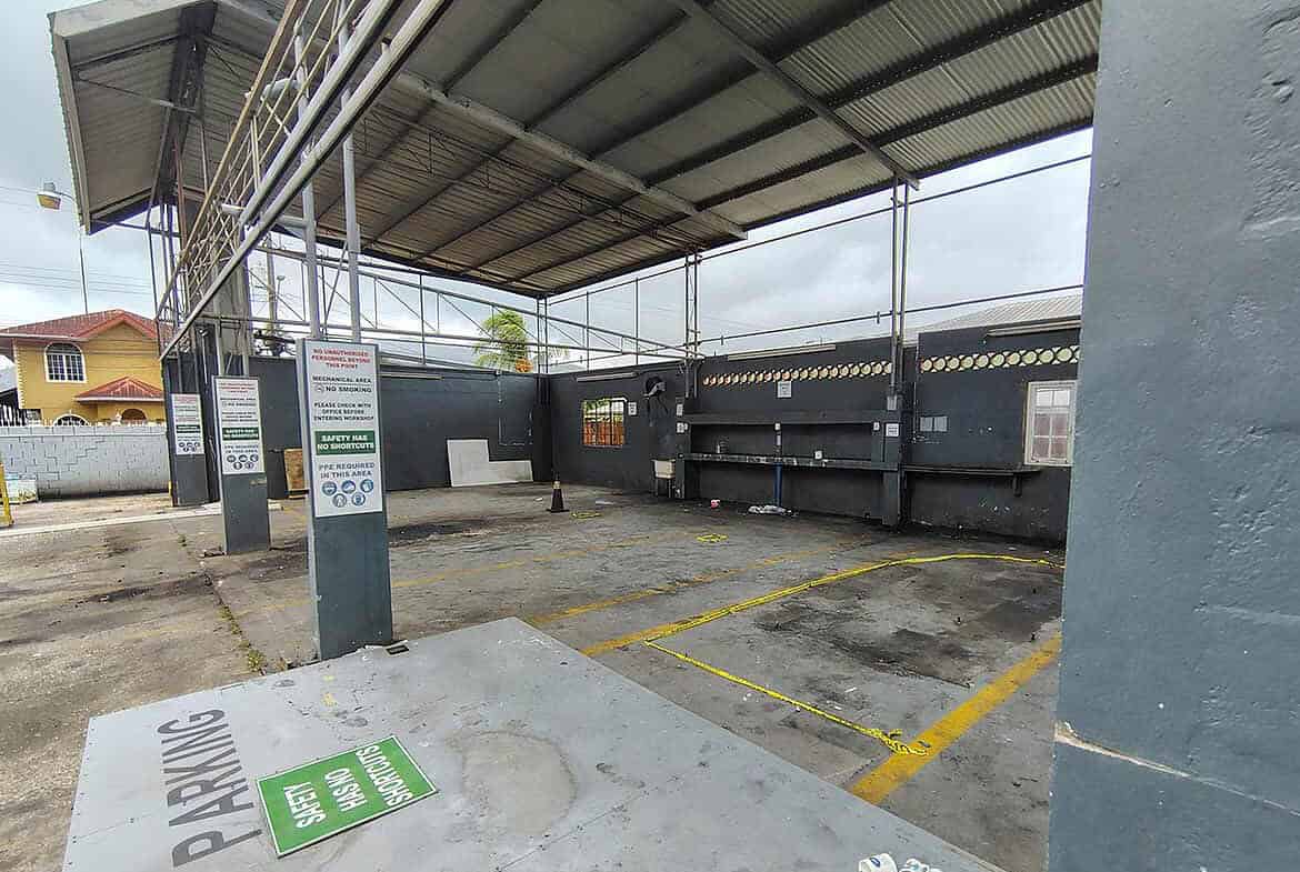 Cornerstone- Covered parking lot with designated parking spaces at Cornerstone™.