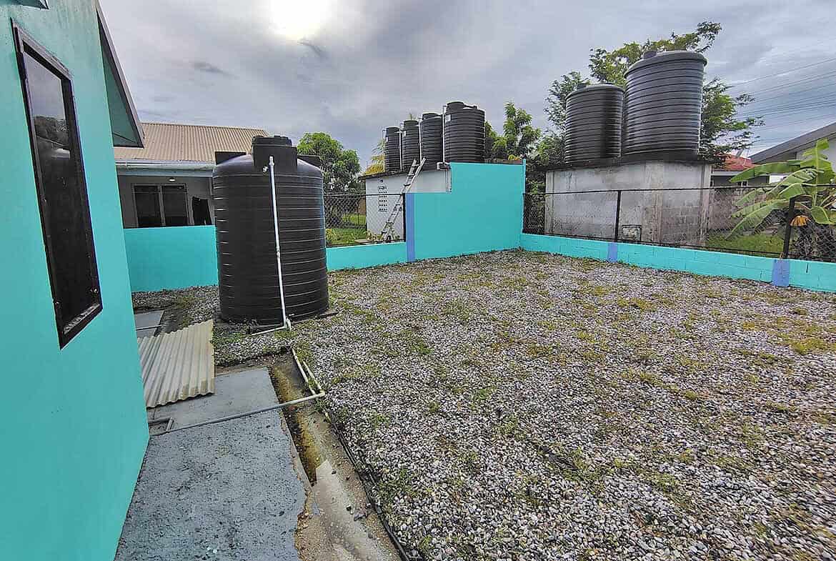 Cornerstone- Multiple black water tanks on rooftop in Edinburgh.